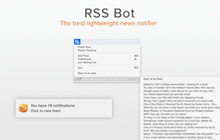 RSS Bot screenshot 1