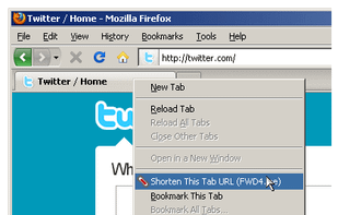 Shorten this Tab URL