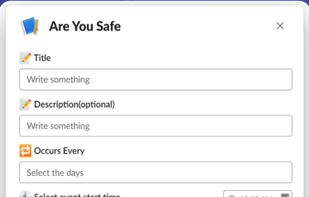 AreYouSafe? screenshot 2