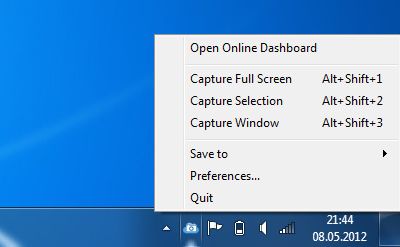 ScreenCloud running on Windows 7