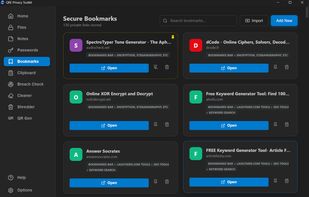 QRE Privacy Toolkit screenshot 1