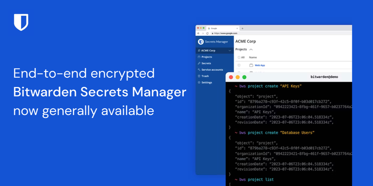 Bitwarden introduces Secrets Manager: an encrypted solution for managing your development secrets