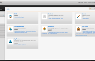 Admin dashboard