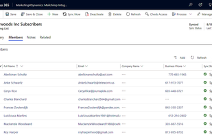 mailchimp email marketing dynamics 365