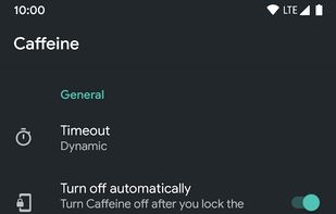 Caffeine for Android screenshot 1