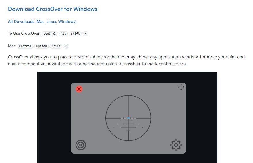 free alternatives to crosshair x