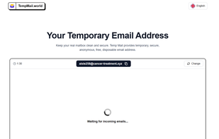 TempMail.World screenshot 2
