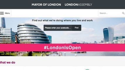 The City of London website is powered by Drupal