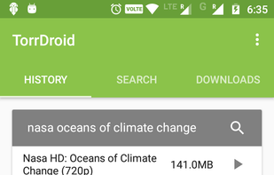 TorrDroid screenshot 2