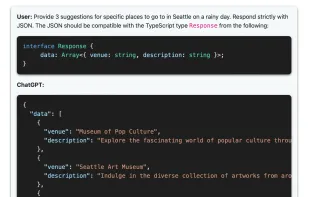 TypeChat screenshot 1