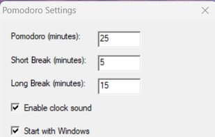 Pomodoro Timer v2 screenshot 1