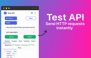 Test API screenshot 1