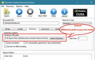 iSunshare Outlook Password Genius screenshot 1