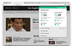 Cliqz screenshot 1