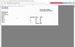 Bytescout XLS Viewer screenshot 1