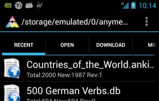 AnyMemo screenshot 2