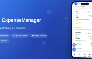 ExpenseManager, all your finances. One app.