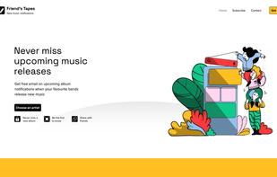 Friend's Tapes website