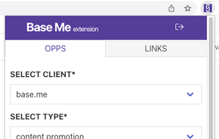 Use the Base.me Chrome Extension