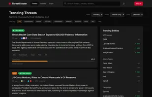 ThreatCluster news feed - showing trending cyber security news from 4000+ sources. Duplicate articles are merged together into one unified ThreatCluster.