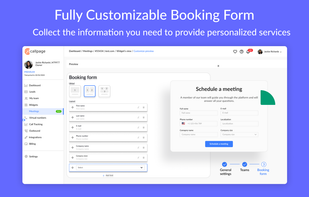 Customizable Booking Form