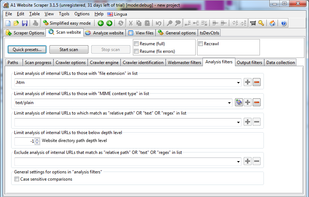 A1 Website Scraper screenshot 1