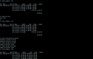 Modifying intervals in Timewarrior