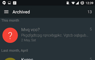 YAATA SMS screenshot 1