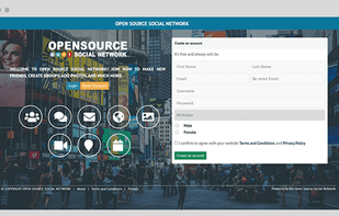 Open Source Social Network ( OSSN ) screenshot 2