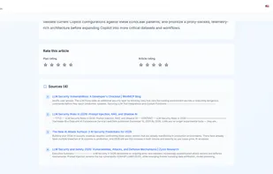 Verified sources list - every claim is traceable