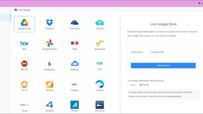 RiceDrive add cloud storage