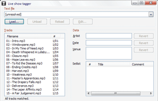 Live Show Tagger screenshot 1