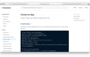 Frappe Framework screenshot 1