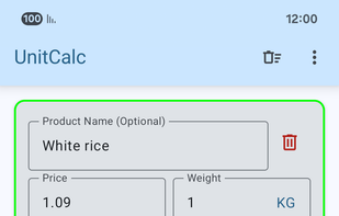 UnitCalc screenshot 1