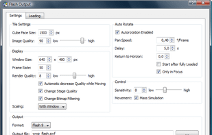 Pano2VR Flash Output on Vista