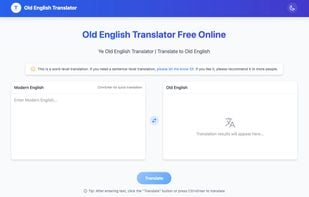 AI Old English Translator screenshot 1