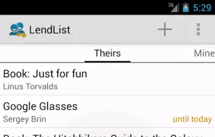 LendList screenshot 1