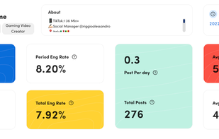 All key Instagram account metrics in one place!