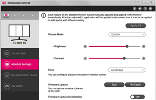 LG OnScreen Control screenshot 1