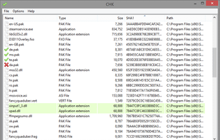 CHK Checksum Utility screenshot 1