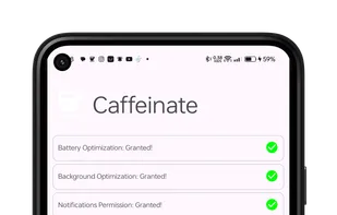 Caffeinate screenshot 2