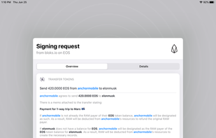 Anchor Wallet screenshot 1