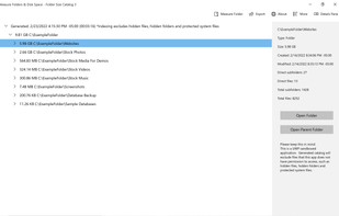 Folder Size Catalog screenshot 2