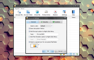 Advanced Folder Encryption screenshot 2