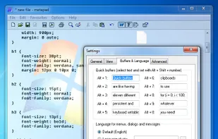 metapad screenshot 3