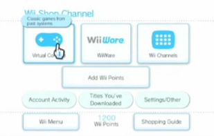 Wii Shop Channel screenshot 1