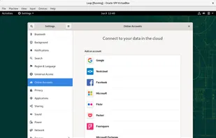 GNOME desktop in openSUSE Leap 15.2.