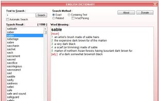 FCorp English Dictionary screenshot 1
