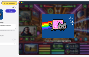 Stream notification setup