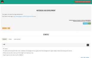 A full page project.